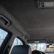 Negru - tapițerie plafon auto din pluș tip Alcantara cu burete